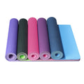 Eco Friendly Cushioned Yoga Mat Non-Skid Dual Surface Workout Mat Perfect Exercise Mat for Pilates Yoga and Floor Workouts.