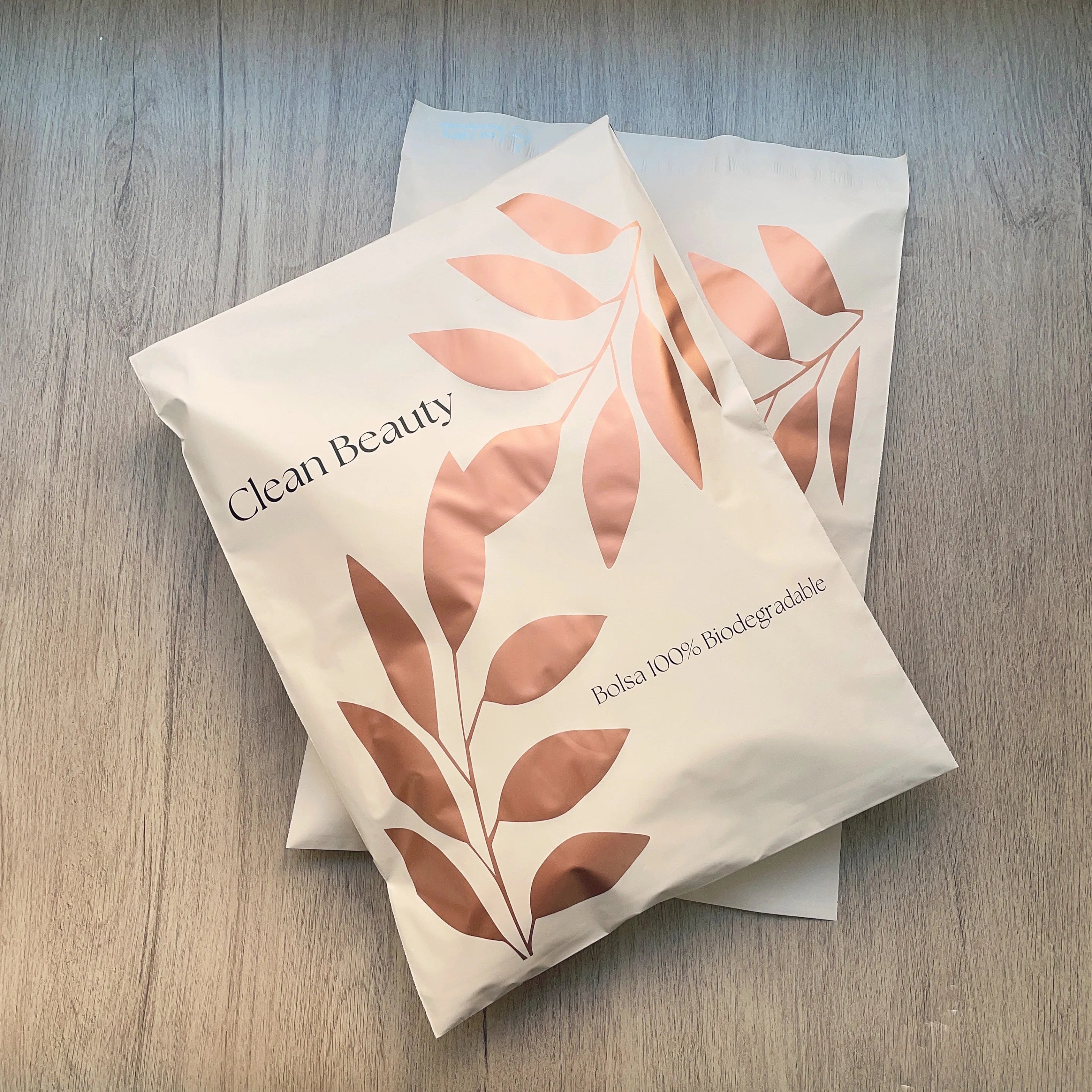 Biodegrade Luxury  Custom Logo Printed Matte Peach Tear Proof Plastic Shipping Bags  Mailing Bag Mailer for Clothing