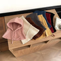 Wholesale New Fashion Thickened Knitted Women Men Balaclava Hats Drawstring Hooded Neck Hat