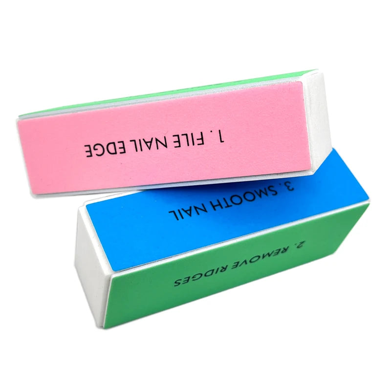 Supplier Sandpaper Manicure Strip Grit Emery Mini Remover Edge Finger Nail Buffer Sanding Art Block Sponge Tools Polish File