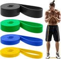 2080mm Eco-friendly Custom logo Yoga Fitness Exercise Heavy Pull up Latex Yoga Resistance Band Set MegaBDM