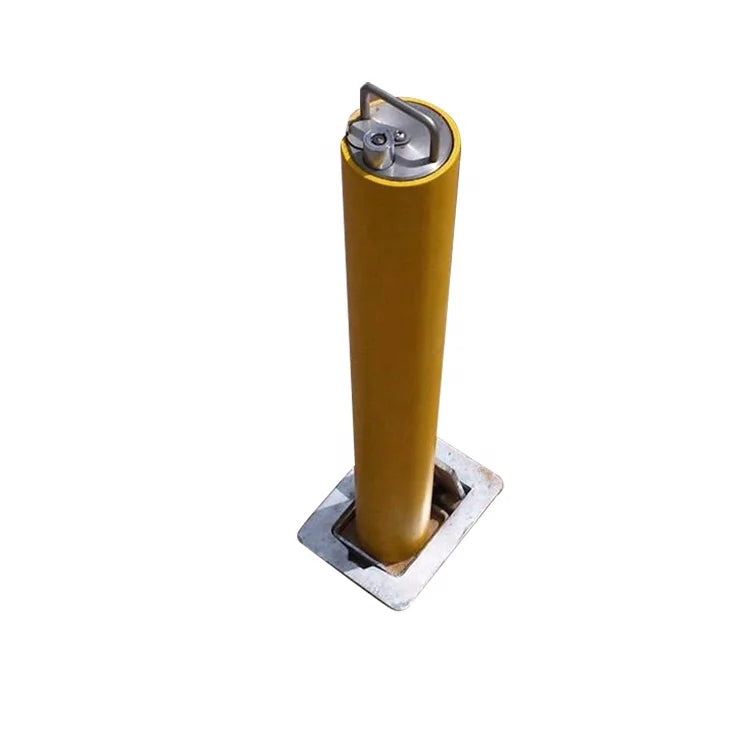 Metal Bollard Geelian Stainless Steel Metal Traffic Manual Retractable Telescopic Parking Security Bollard for Vehicle Access Co