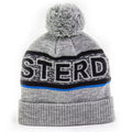 Embroidery Cheap Men Custom Winter Knit Hat Pom Pom Jacquard Soft Acrylic Beanie With  Fur Thermal Camouflage Skully Beanie Hat