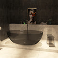 Contemporary Luxury Bathroom Vanities Artificial Stone Freestanding Bath Tubs Soaking Bathtub Drainer Luxury Contemporary Design