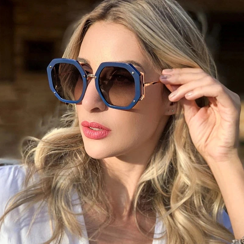 Round Circle Sunglasses Women 2020 Summer New Fashion Luxury Brand Shades for Women Sun Glasses UV400 Zonnebril Eyewear Oculos
