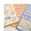 Nekoni Cartoon Sticker Animal Stickers Cute Decal Decorative Adhesive Decals for PVC Vinyl Kawaii Stickers