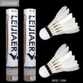 Leijiaer 1006 Fast Badminton Shuttlecock Durable Duck Feather Shuttlecock Manufacture  Badminton Ball Customs