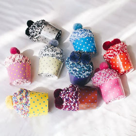Wholesale Creative Soft Warm Cup Cake Socks Women Pom Pom Fuzzy Fluffy Cupcake Socks for Women