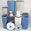 Powder Coating Workshop PTFE Membrane Pleated Dust Collector Filter Cartridge 325*600mm Antistatic Polyester Air Filter