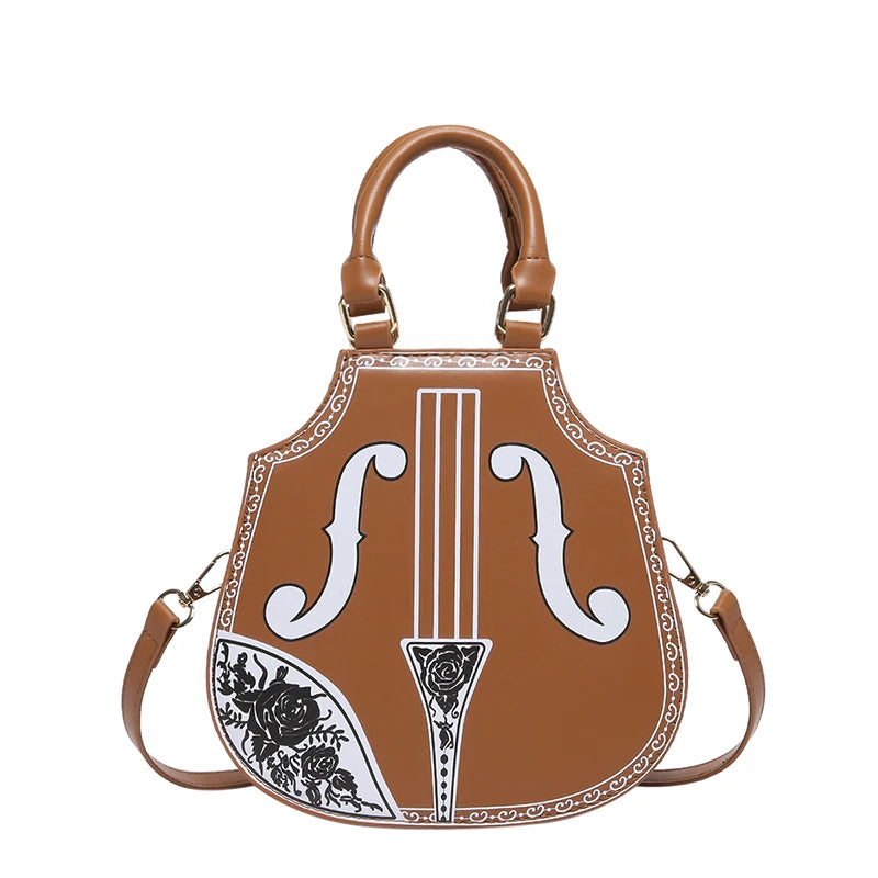 Novelty Bags for Women Violin Shape Designer Handbags New Fashion Trends Unique Purse Wholesale