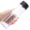 Hot Product 400ml 500ml 750ml Cylindrical Glass Water Bottle Drinking Beverage Bottle