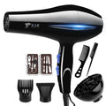 Professional Ionic Salon Grade Hair Dryer 5 Speeds Hot Cold Constant Temperature One Step Hair Styler Blow Hotel RV Household