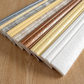 Self Adhesive 3D Baseboard Wall Sticker Decorative Waist Line Trim Strip Flexible Edge Sealing Border for Home Wall Decor