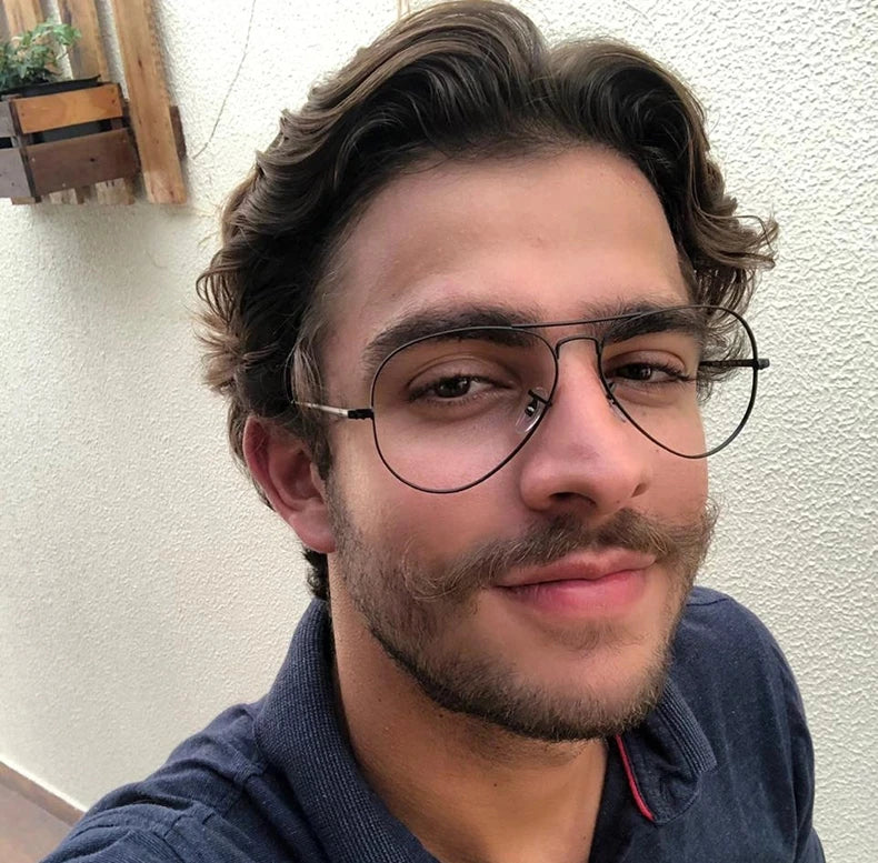Classic Vintage 3025 Metal Pilot Style Anti Blue Ray Eyewear Frame Men Women Computer Gaming Optical Glasses Eyeglasses