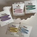 Fashion Elegant Cream Color Metal Cute New Sea Hair Clips for Women TY Brand 1*5CM 2025 HP01