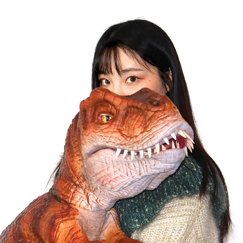 Birthday Gift Animatronic Realistic Dinosaur Puppet With Voice MegaBDM