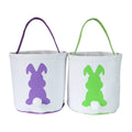 HK-1217 Empty Easter Baskets for Kids Easter Bunny Bag for Egg Hunt Easter Gifts Storage