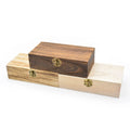 Wholesale Handmade Decorative Wooden Ring Jewelry Organizer Eco Friendly Wood Jewelry Storage Box with Locking Clasp