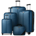Manufacturer Custom Logo Travel Bag Hard Shell Luggage Sets 8-Wheel Expandable Suitcase Spinner TSA Lock Aluminum Trolley PP