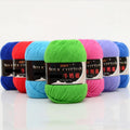 Fancy Wholesale High Tenacity Strong 3 Ply Acrylic Yarn Milk Cotton Yarn Dyed Fabric for Hand Crochet Knitting Sweater