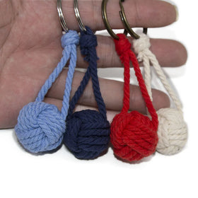 Cheap Price Gift and Presentation Weaving Monkey Fist Key Rope Hot Selling Key Accessories Popular Keychain Gifts