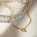 Alphabet Necklace Plated Real Gold Trend Hip Hop Necklace American 26 English Alphabet Pendant Collars Wholesale