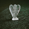 Huiying Chinese style room home 1.5 inch clear quartz angel decoration accessories crafts
