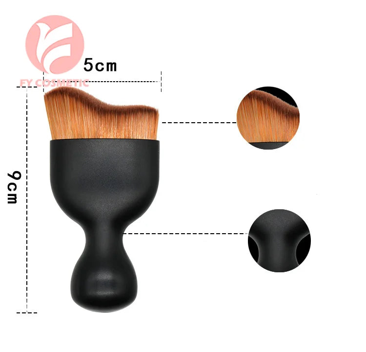 2024 Hot Sale Tanning Lotion Cream Bronzer Brush Large Kabuki Brush Body Blending Brush