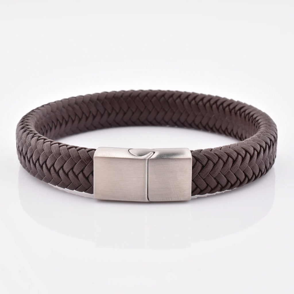 Big Promotion Wholesale Luxury Men'S Magnetic Charm Men Jewelry Bracelet Leather Bracelet