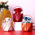 Gift Baskets in Bulk PU Leather Candy Baskets Sweets Candies Box Wedding Gifts for Guests Wedding Gifts for Guests Souvenirs