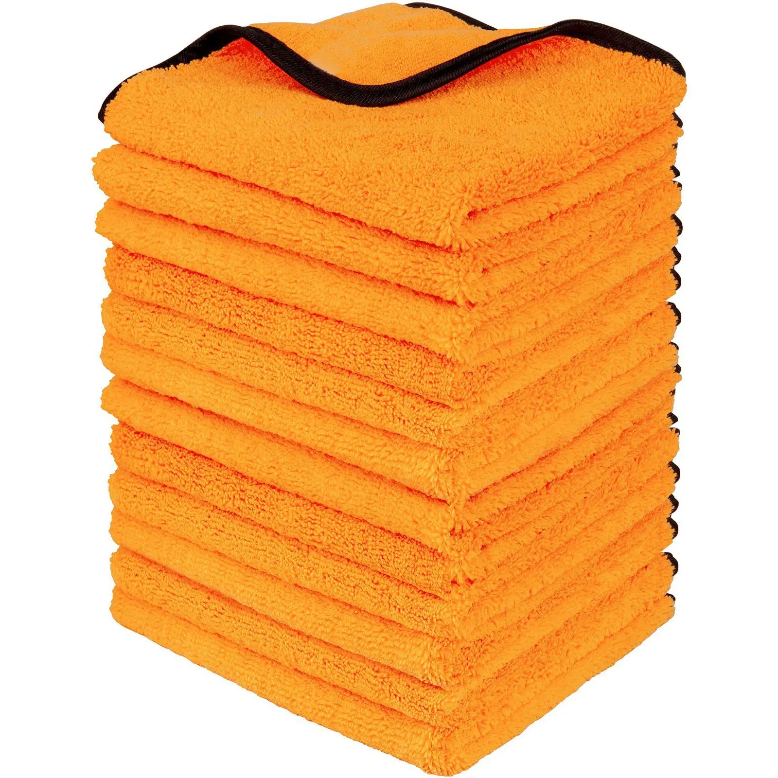 High and Low Wool Microfiber Household Cleaning Cloth Thickened Absorbent Car Washing Towel
