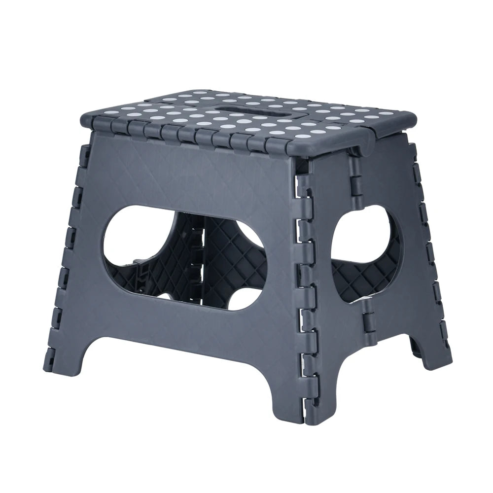 Hot Sell in American Colorful Design Home Furniture Plastic Change Shoes Folding Footstool Chair Adult Step Stools