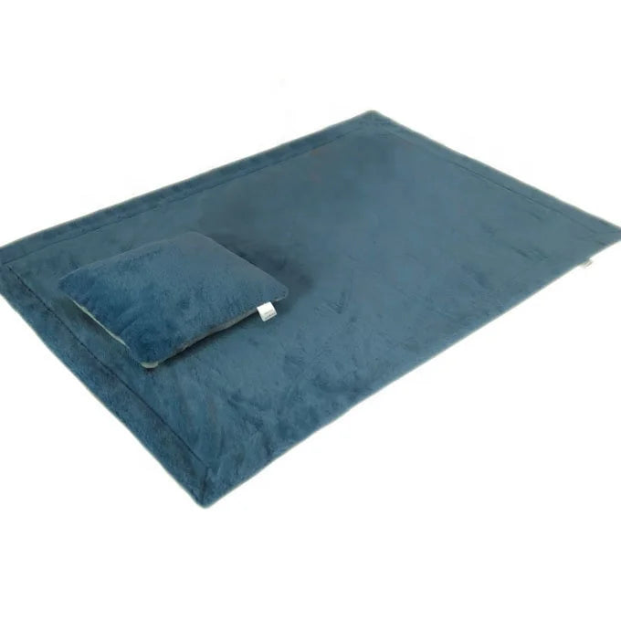 Reversible Warm Pet Dog Fleece Pillow Set Faux Fur Blankets Wholesale