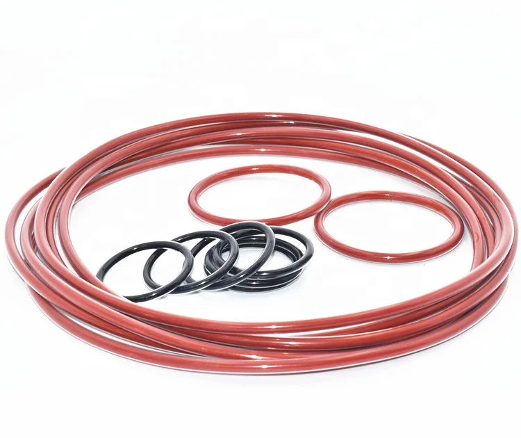 Free Samples PTFE/FEP/PFA FKM Silicone O-Ring With Silicone/FKM Core Encapsulated Sealing Ring Seals
