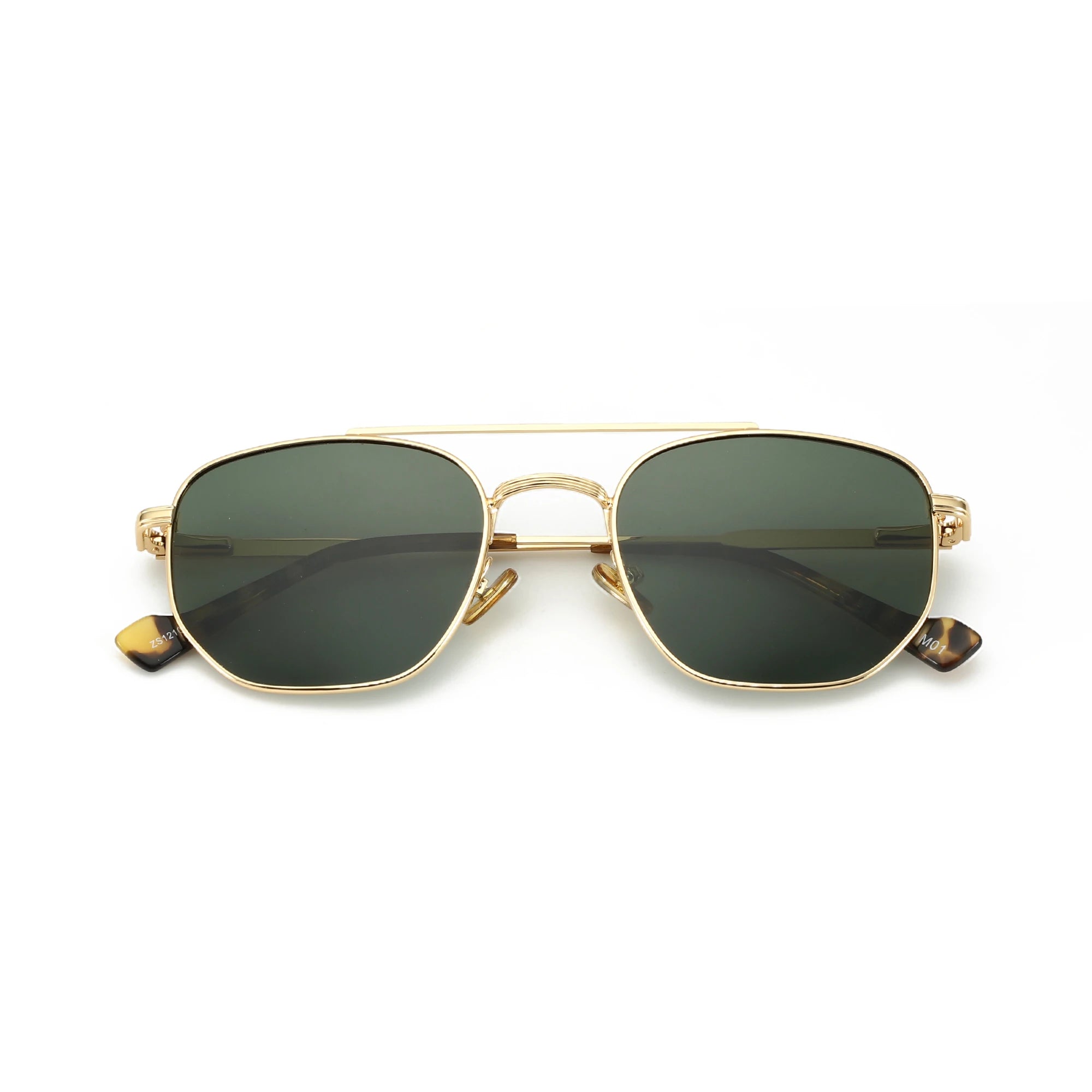 2024 New Arrival Men's Classic Double Bridge Sunglasses UV400 Polarized Driving Glasses with Tac Lenses Metal Frame Fashionable