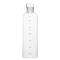 Hot Sale 2025 Ins Unique Glass Water Bottle with Time Marker for Gym