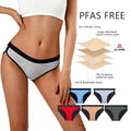 Shanhao OEM Medium Flow Period Underwear Women 4-Layer Absorbent Leakproof Panties Organic Cotton PFAS-free Bragas Menstruales