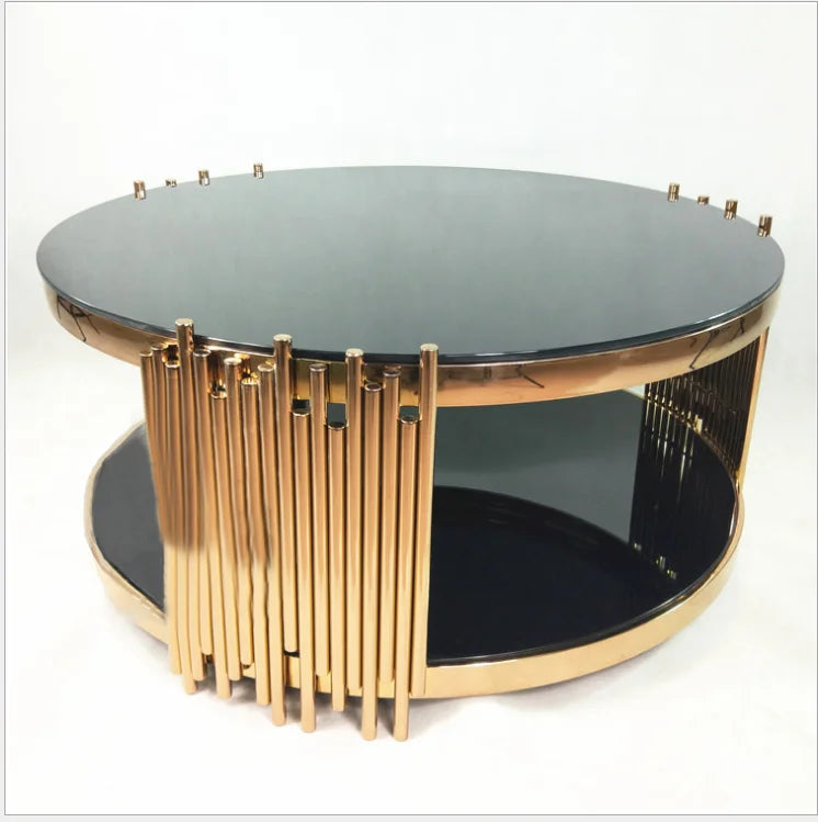 Top Modern Dining Table LDJ1256 Luxury Dining Room Furniture Home Furniture Oval Stainless Steel Leg Marble Tempered Glass Top