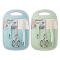 Zogifts Factory Four-Piece Scissors Knife Set With Cutting Board New Kitchen Gadgets 2024