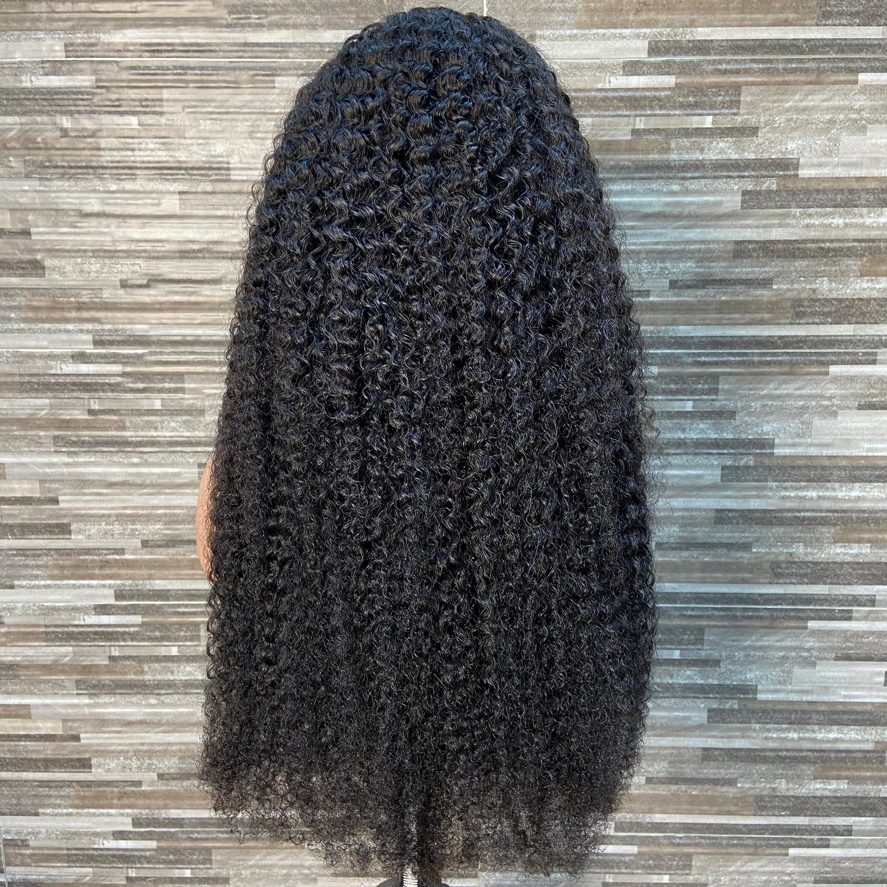 Wholesale Vietnamese Wig Curly Wave 13x4 Transparent Lace Frontal Wigs Remy Human Hair Wigs Natural Color for Black Women