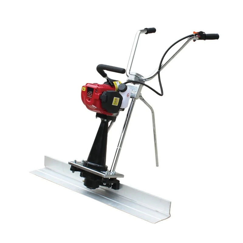 Concrete Vibratory Screed Ruler Stainless Steel Motor Gear High Efficiency Short Turning Radius Floor Leveling