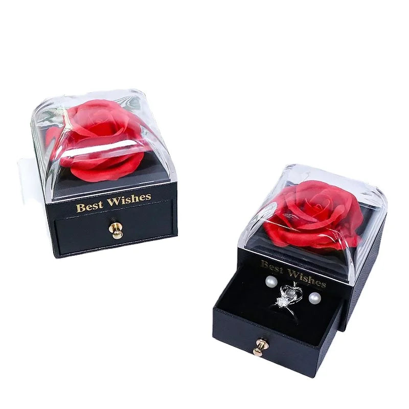FanYue Gift Box for Wedding Valentine's Day Gifts Box Drawer with Handbag Jewelry Storage
