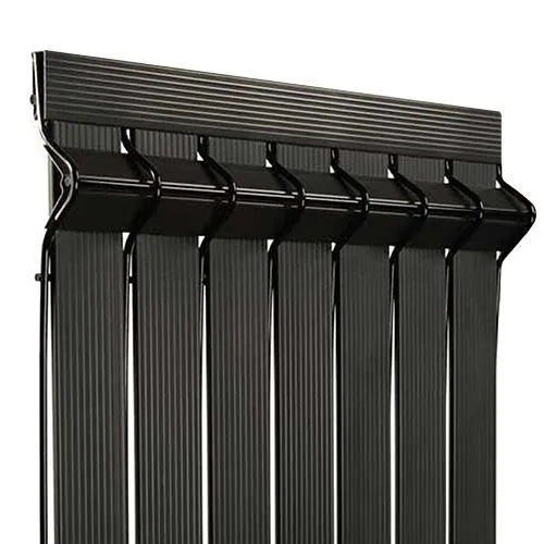 1.53m High Plastic Hollow Slat Vertical Strip for Painted 3D V Fold Rigid Privacy Eco-Friendly Modern Home Security Garden Fence
