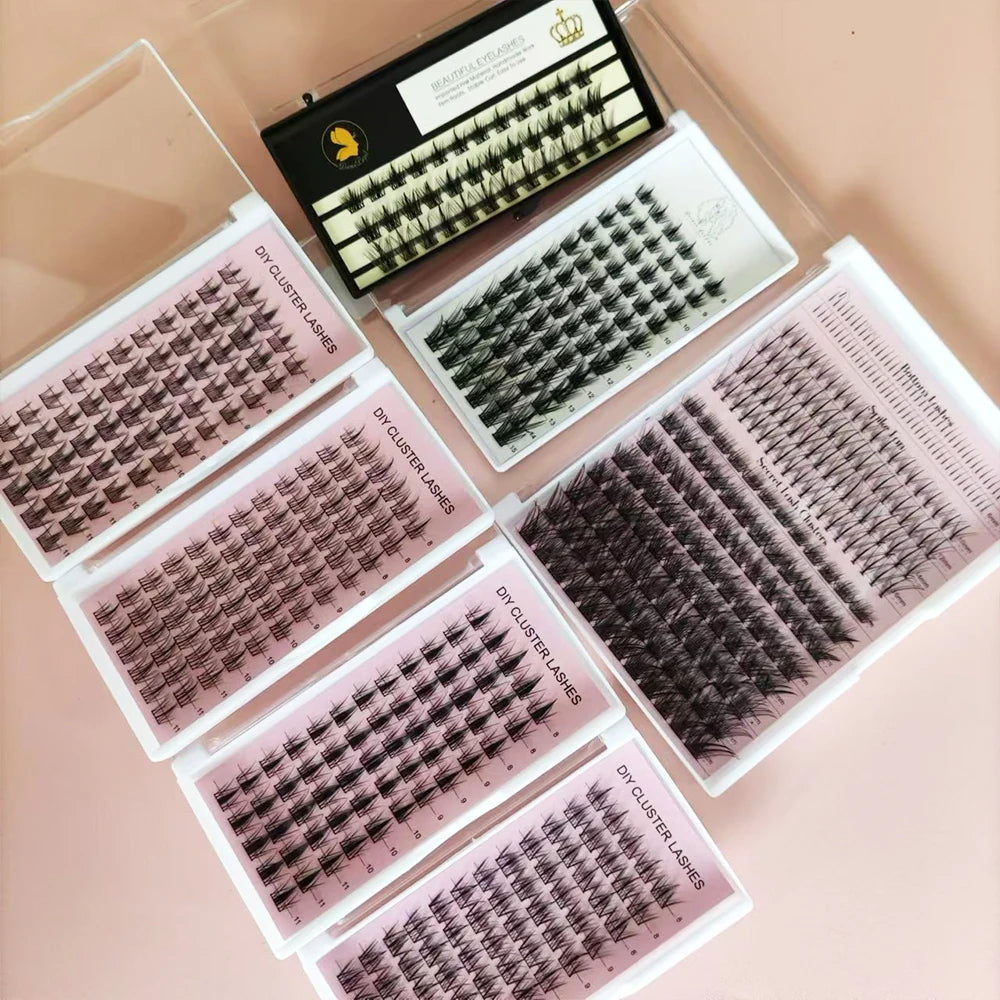 Spikes Wispy Cluster Lash Extension Spiked Lash Clusters Wispy Lash Cluster Kit