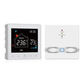 Floor Heating Thermostat RF Touch LCD Screen Smart Wall-hung Wi-Fi Gas Boiler Thermostat for Apartment with 200m Range