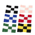 50x36cm Stitching Checks Golf Club 18 Holes Plastic Tube Golf Flag