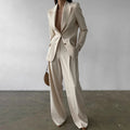 Customizable Factory Quality Fashionable Office Ladies Suits Blazer And Trouser Pants Women Two Piece Suit Set