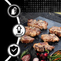 PTFE Coated Fiberglass Fabric Food Grade Multipurpose Non-Stick Grill Mesh Barbecue Reusable Baking Liners