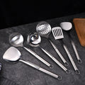 Wholesale Stainless Steel Cooking Utensils Set Soup Spoon Spatula Colander Kitchenware Tools for Cooking