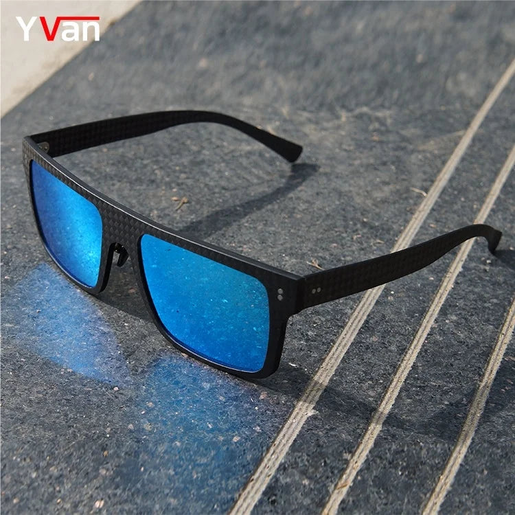 Luxury Trendy High Quality Polarized Sunglasses for Men Custom Logo Real Carbon Fiber Fashion Sun Glasses